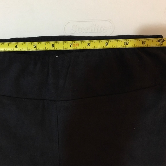 Dark Navy Faux Suede Leggings (Small) - Picture 7 of 11